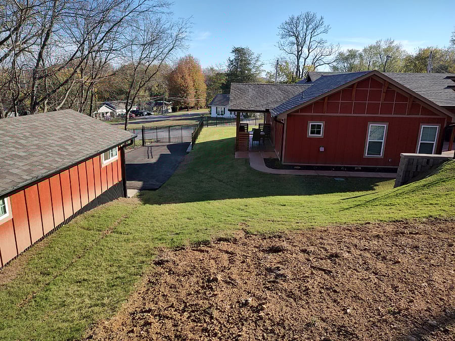 View of back of the house