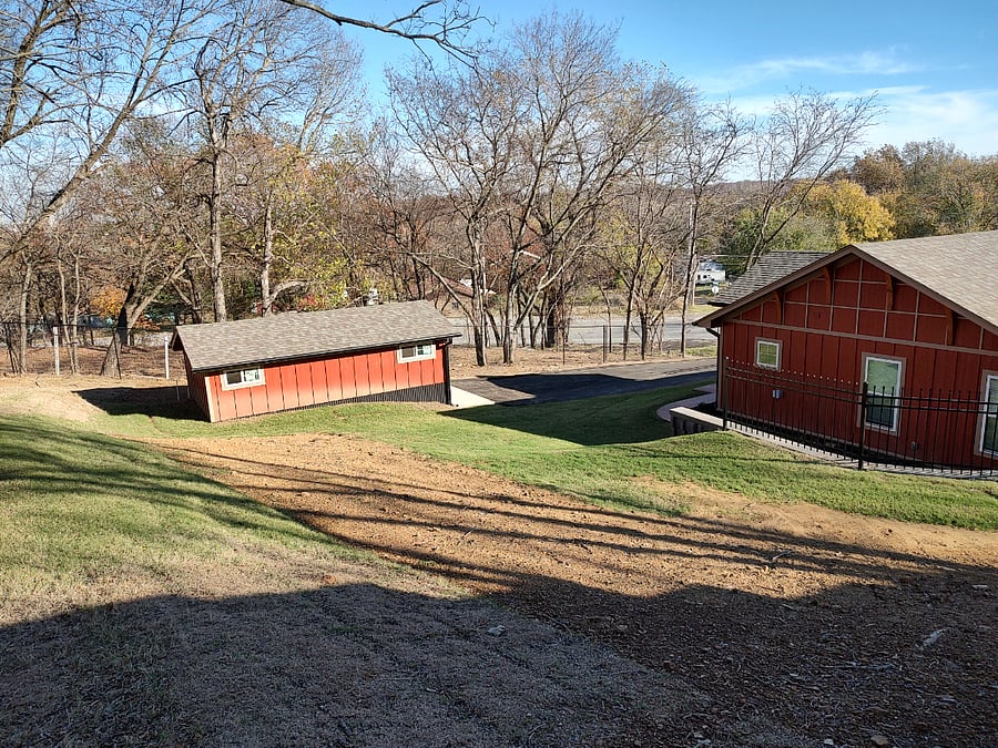 View of back of the house