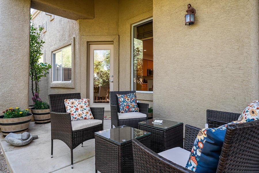 Rear Yard Covered Patio