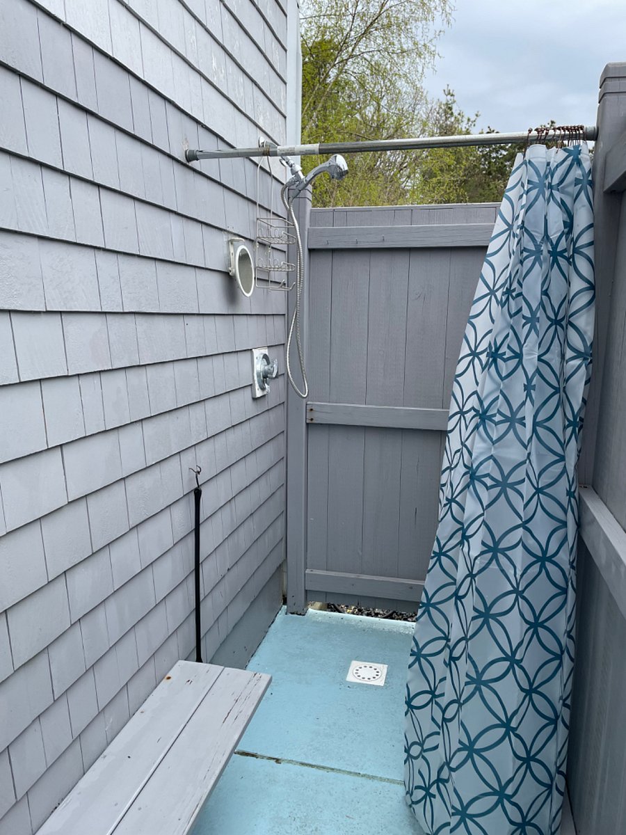 Beautiful outdoor shower.