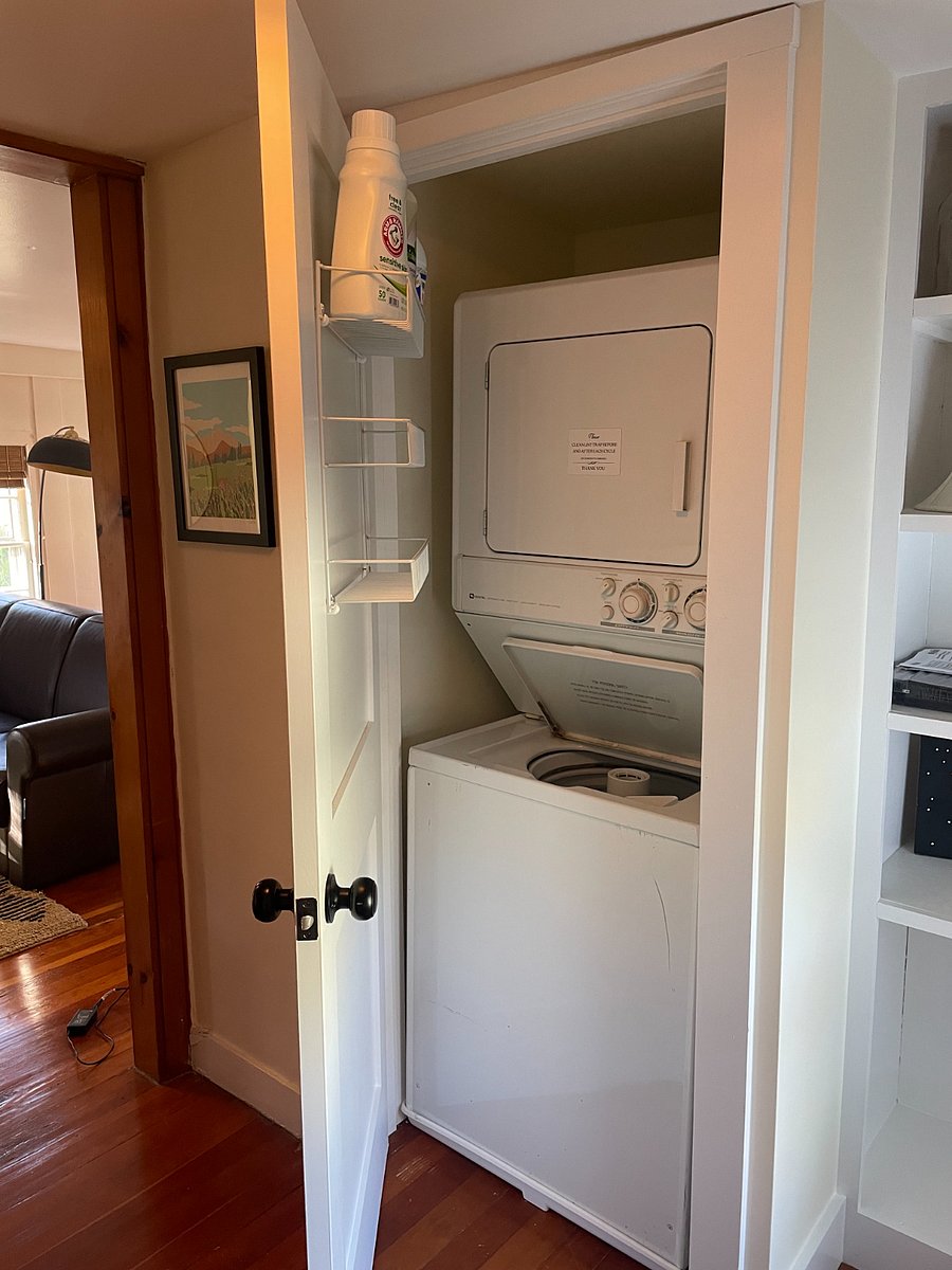 Washer and dryer.