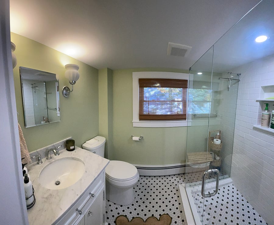 Newly remodeled bathroom - 2024