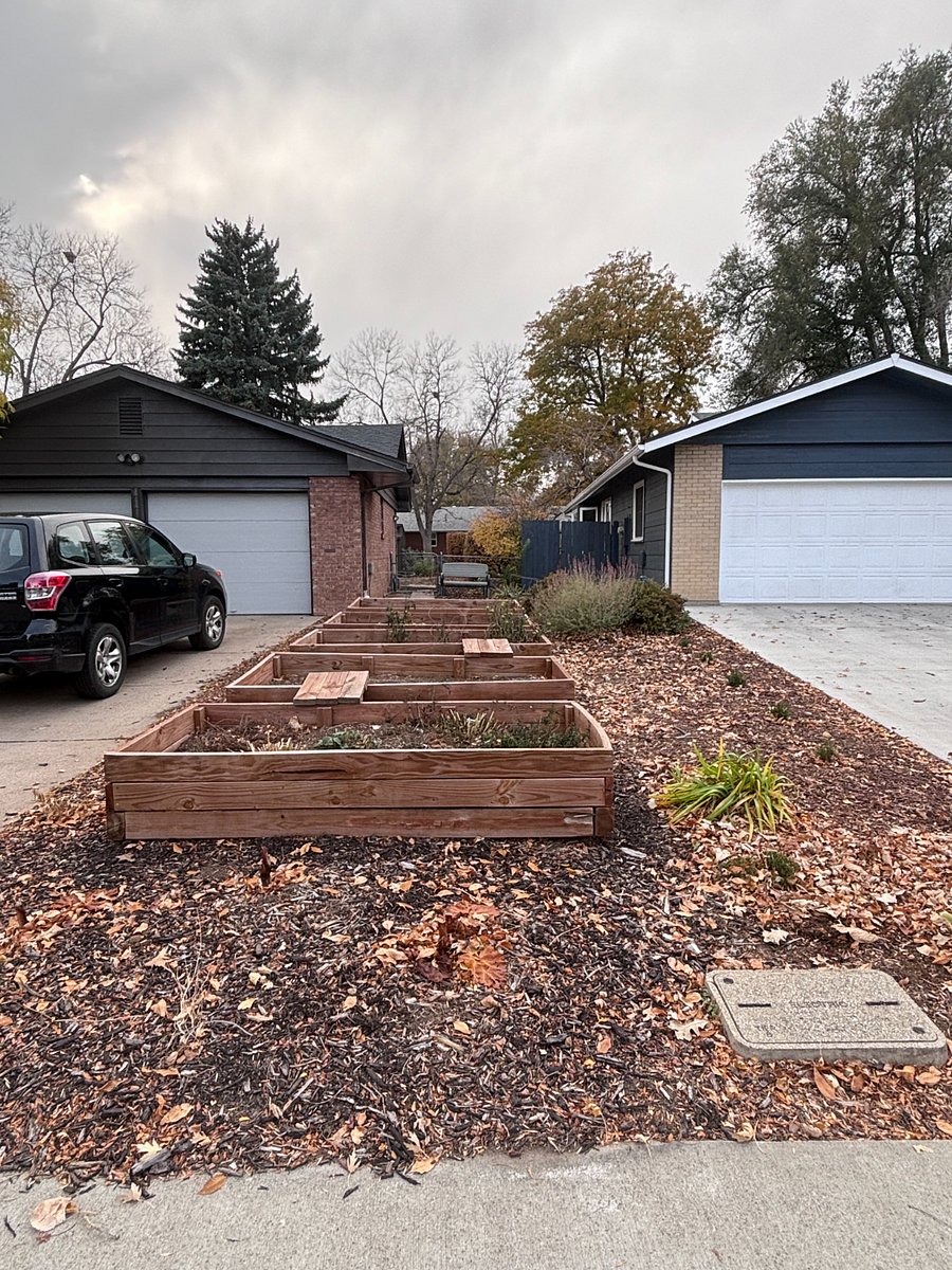Front/side of house (we're avid gardeners in the summer).
