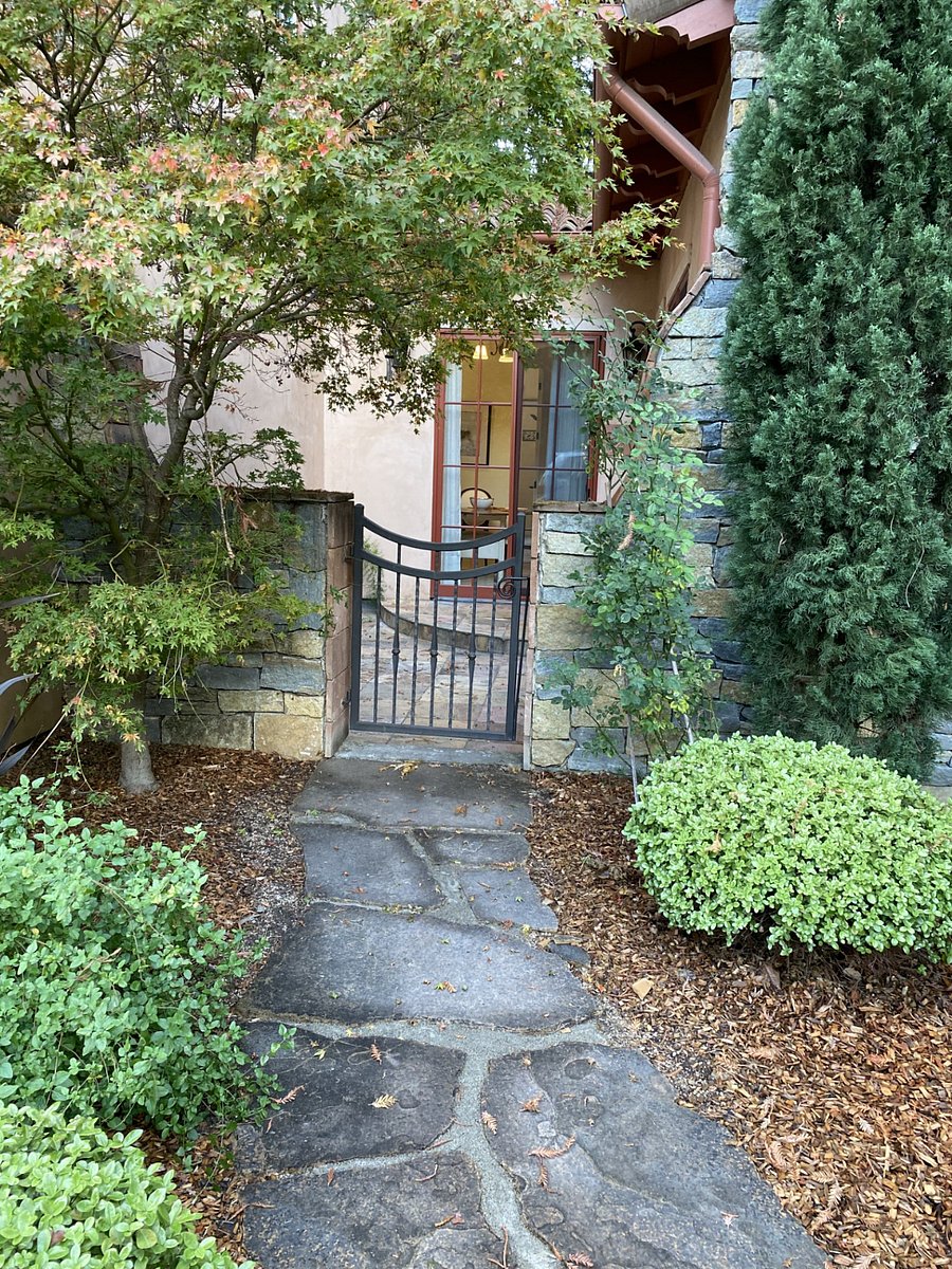 entrance to cottage from private courtyard