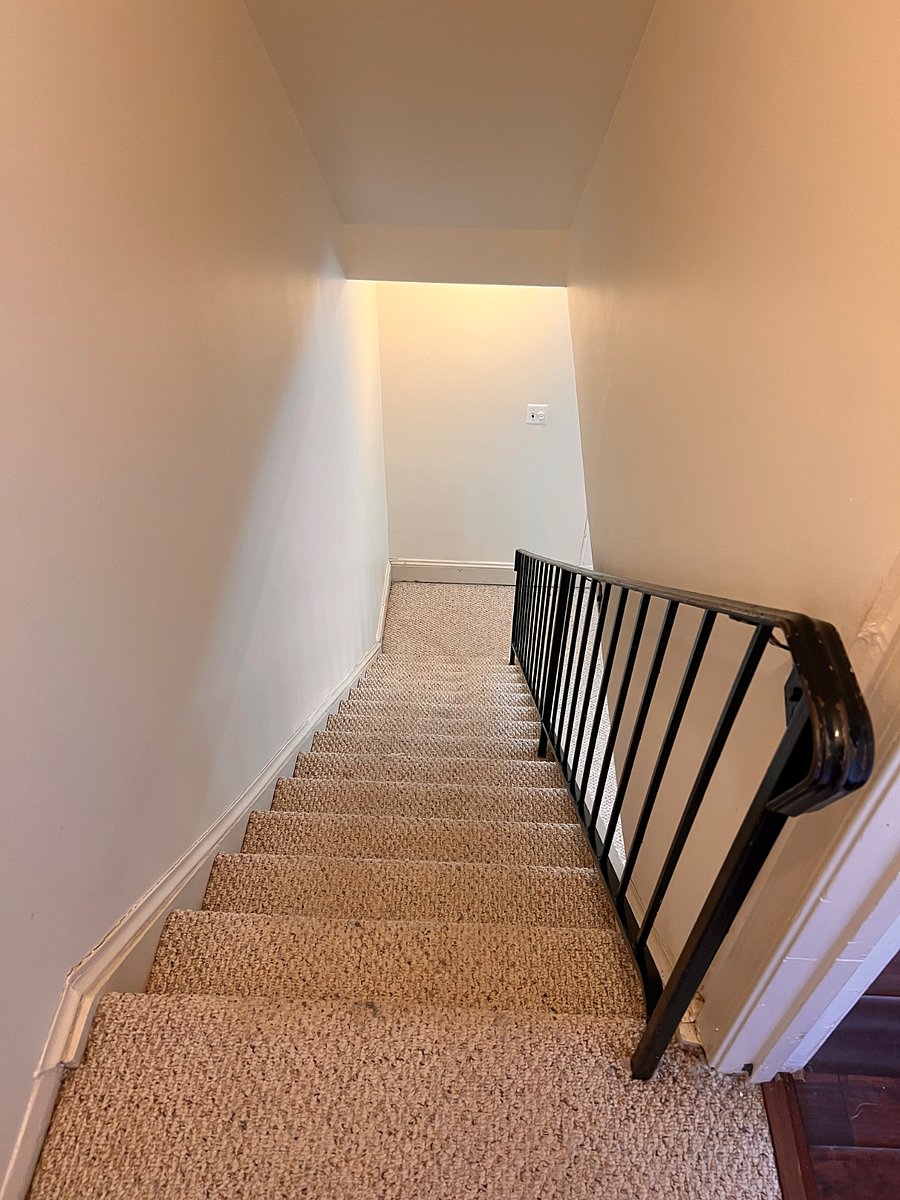 Steps to basement