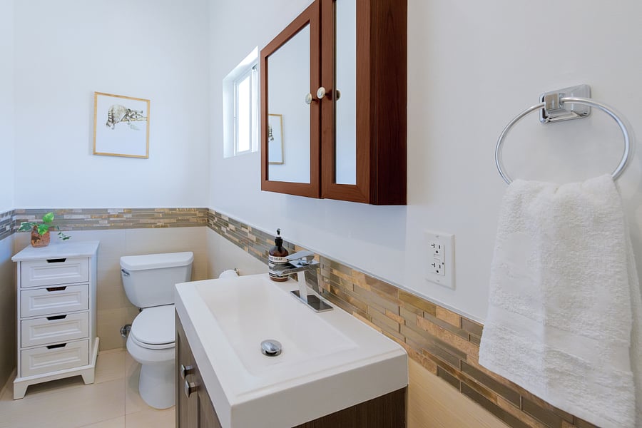 Second ensuite bathroom with walk-in shower.