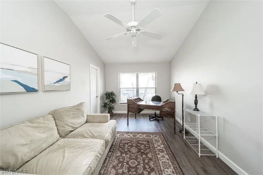 3rd bedroom, with twin bed. No closet. 