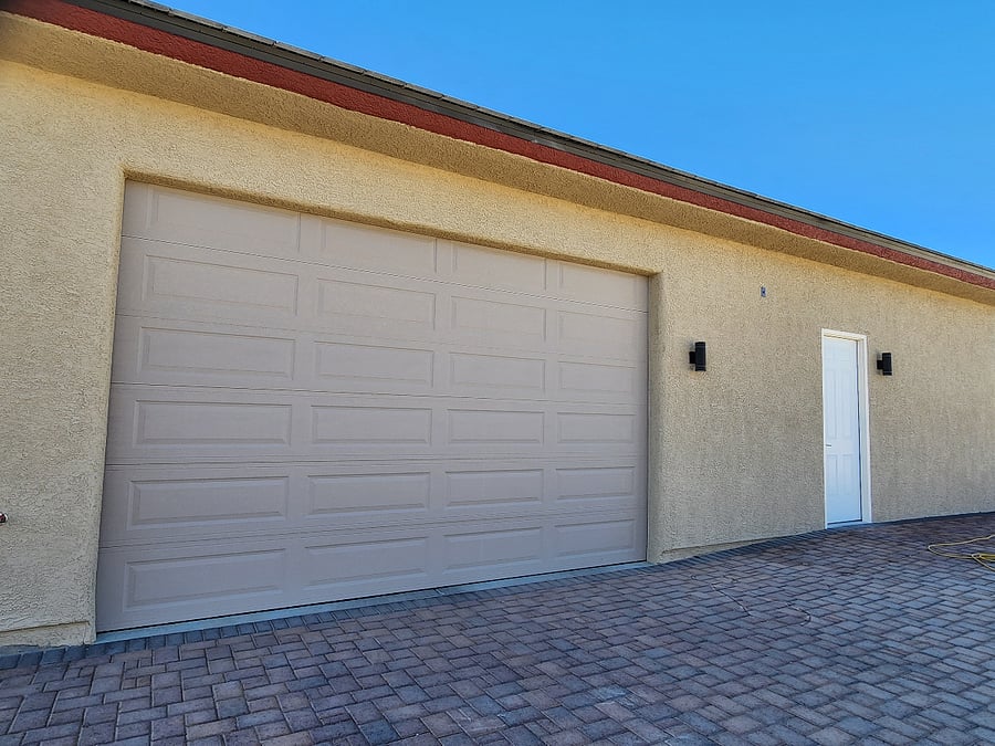 View of your garage and front door