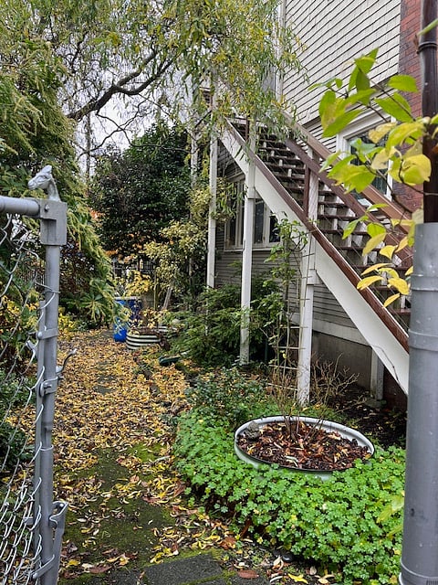Stairway to access apartment
