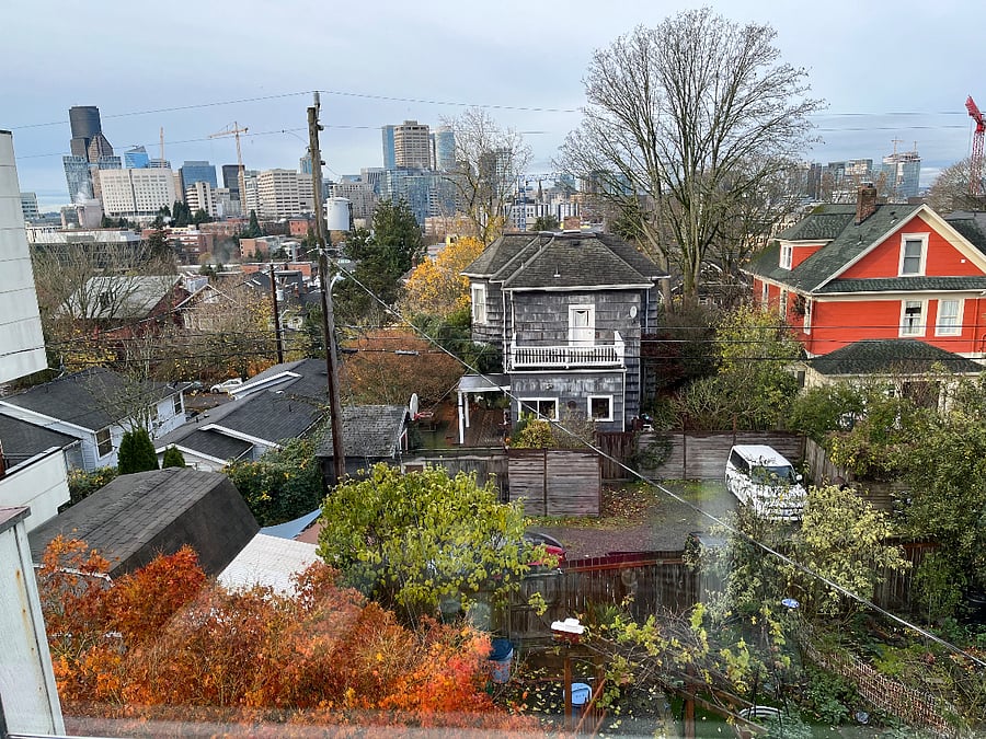 Daytime view from kitchen