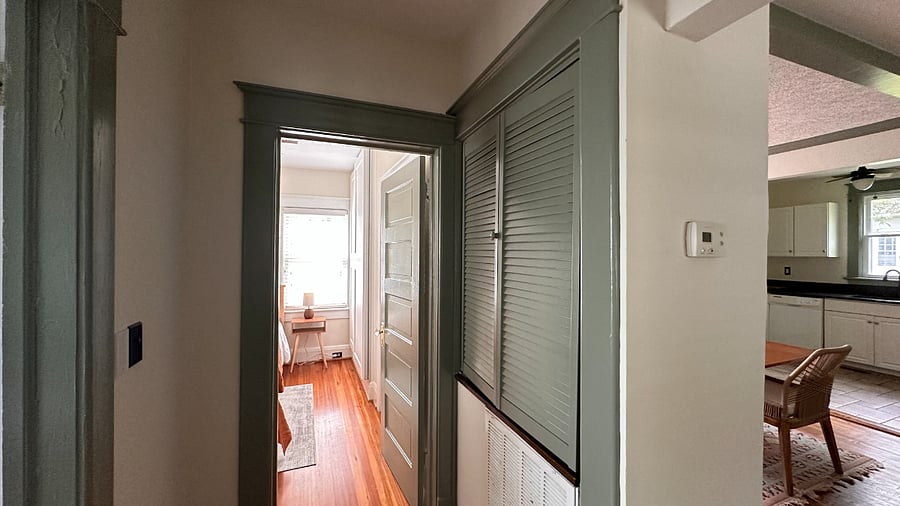Hall to bedroom