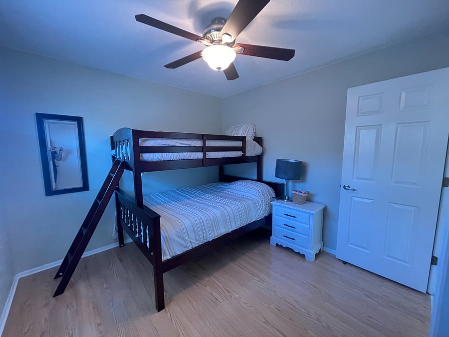 2nd Bedroom with full and twin mattresses