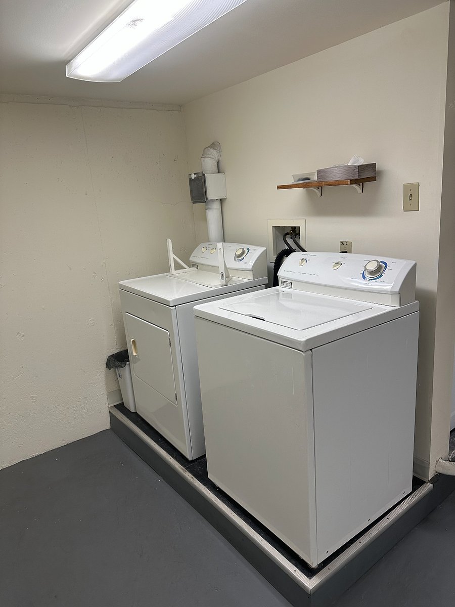 Laundry located on the basement level