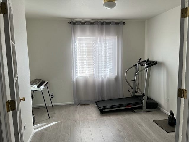 Bonus room fitness room/office space