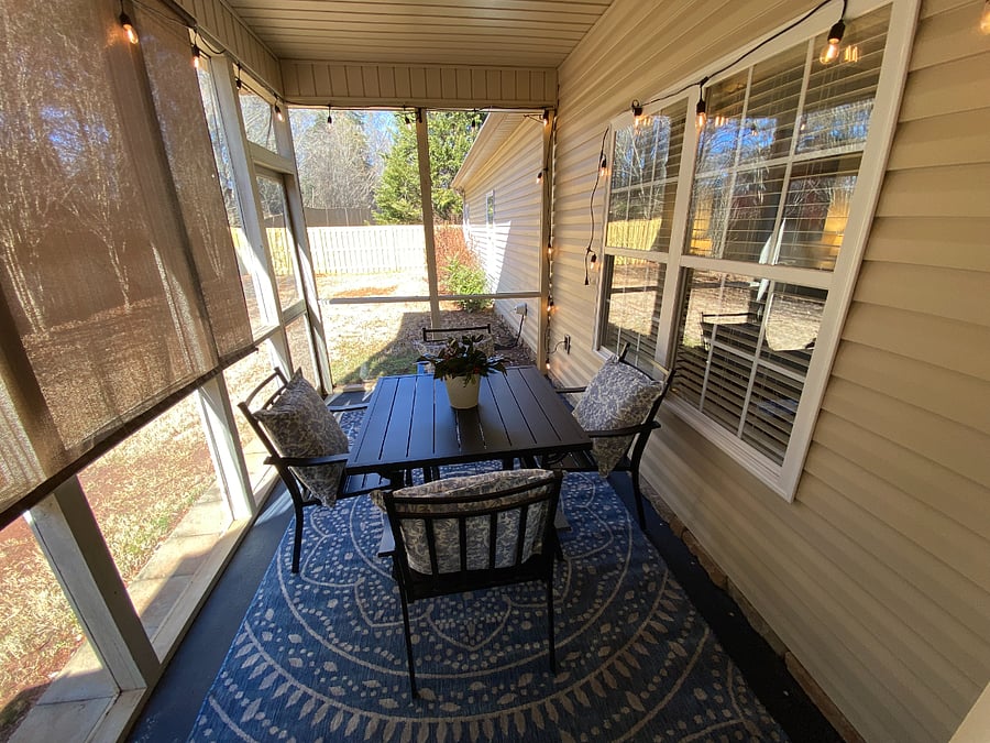 Patio dining. 