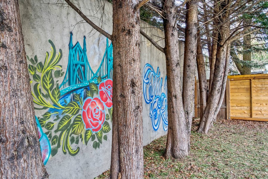 Wall Mural commissioned by world renowned Tattoo artist Sam Gosson