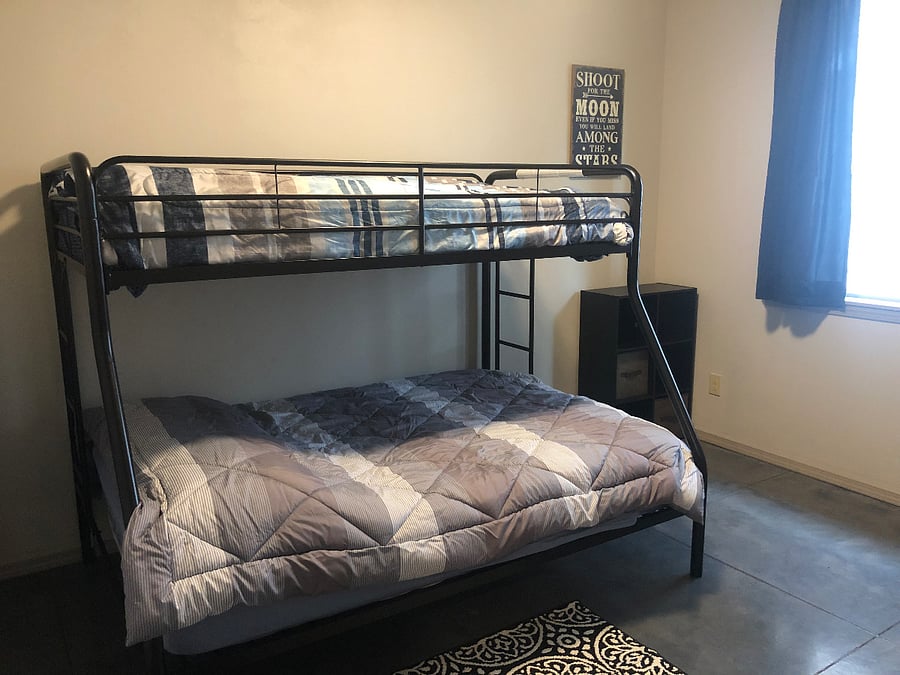 Bedroom 3. Bunk bed, twin over full