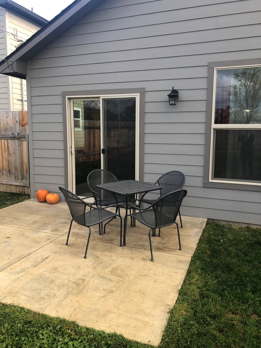 Backyard patio