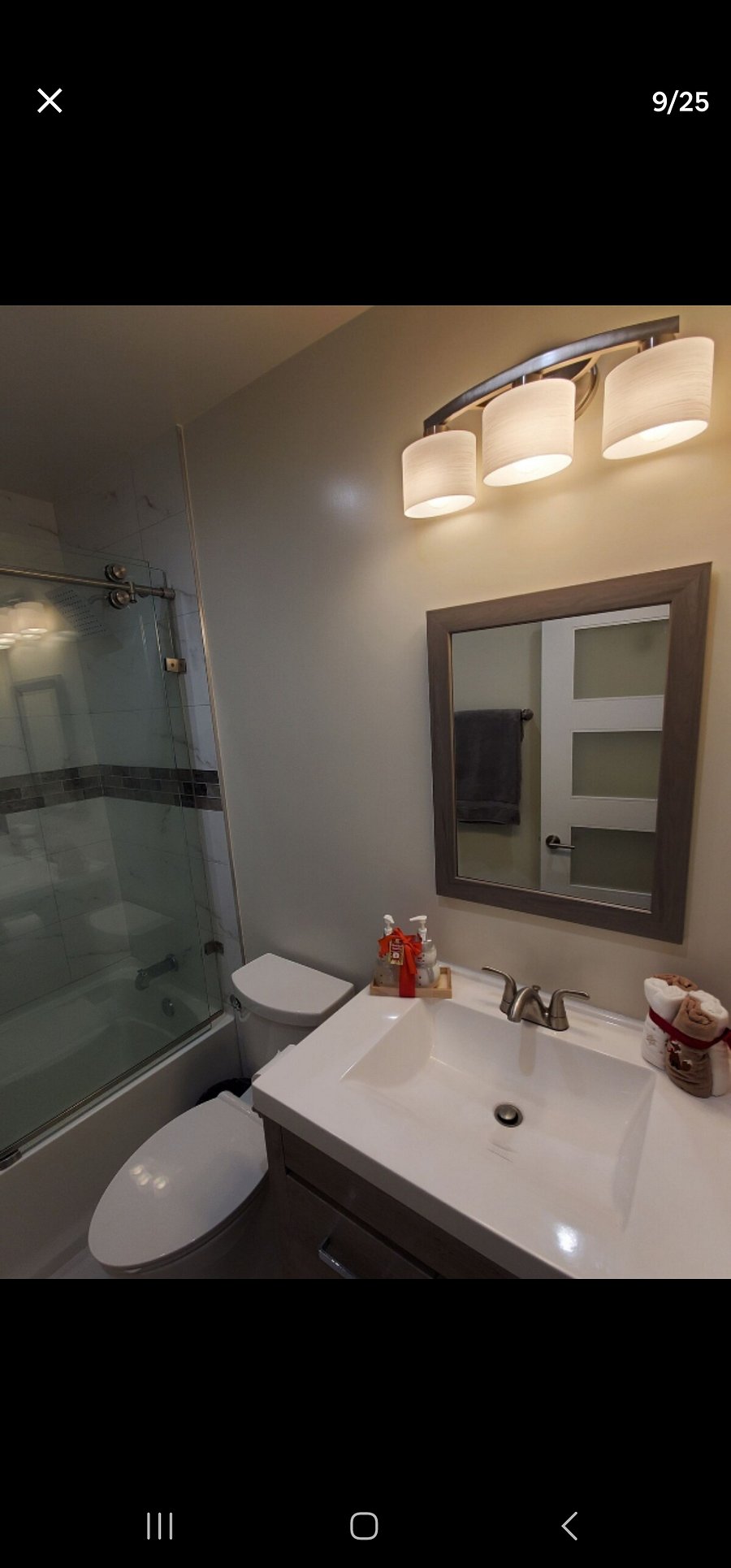 A stylish bathroom!