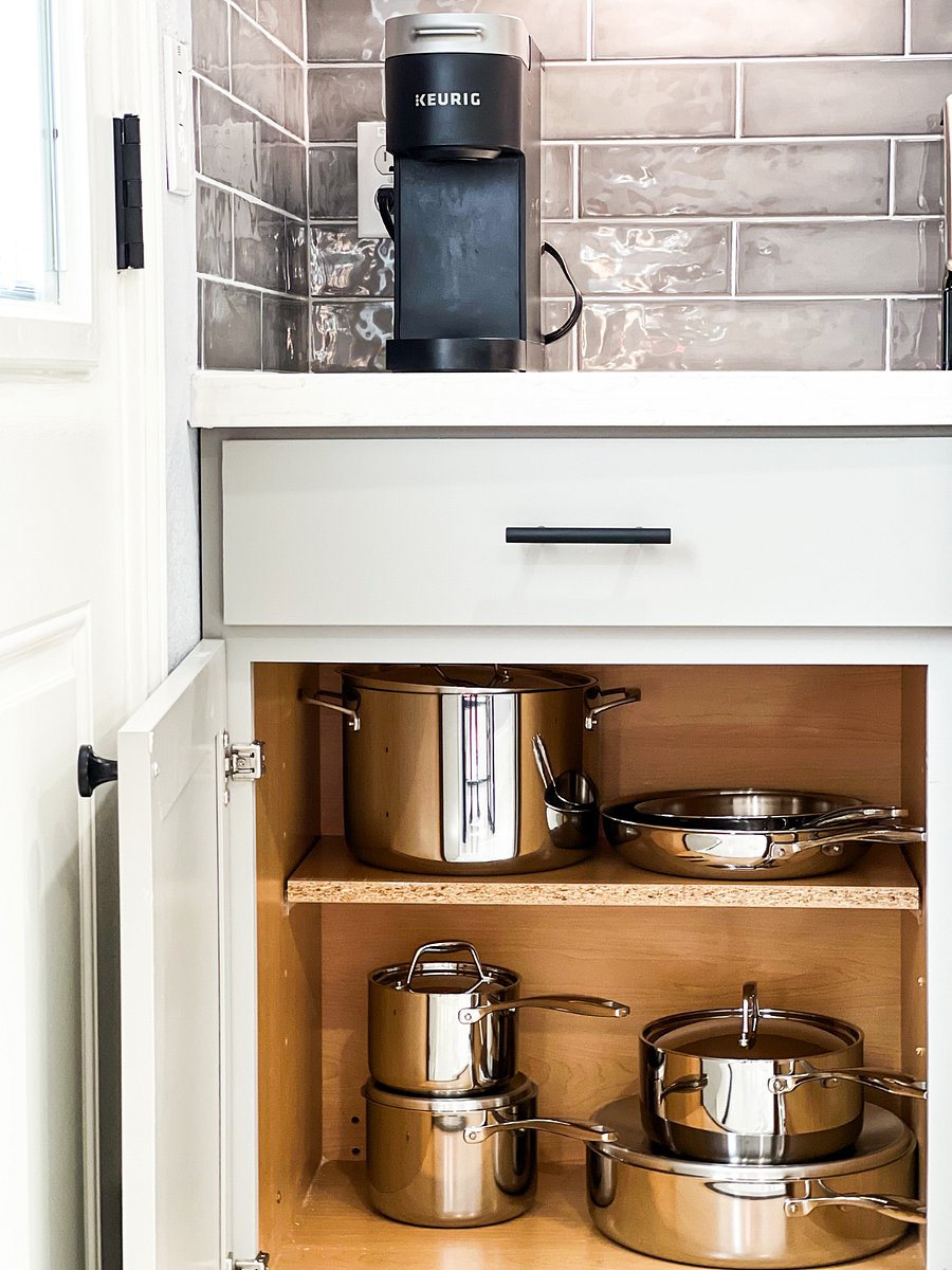 Fully stocked kitchen with pots, pans, and essentialsperfect for long-term or mid-term stays.