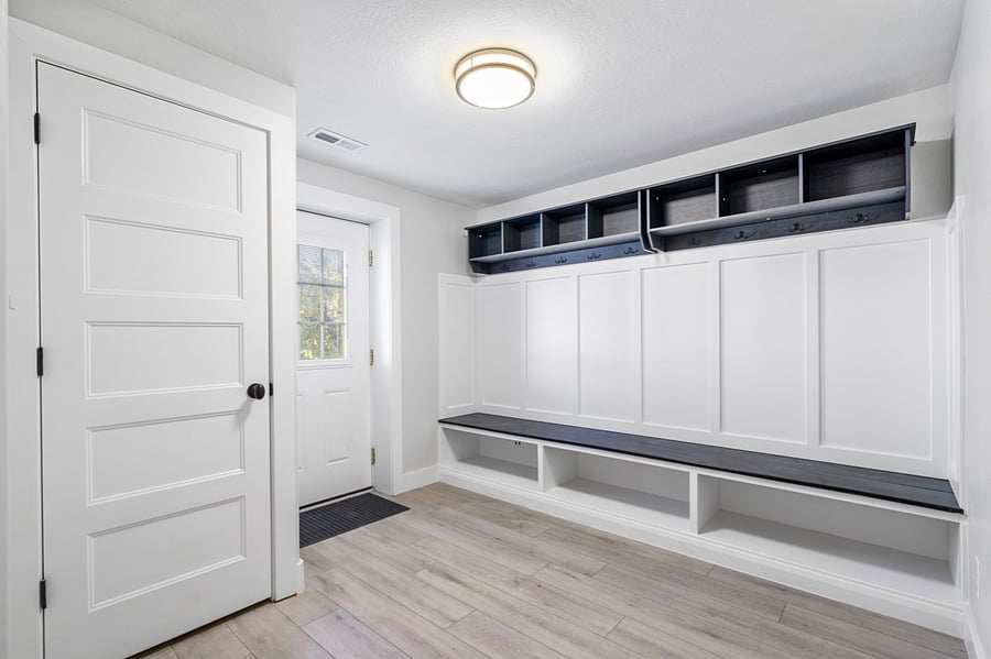 Basement inside mud entry