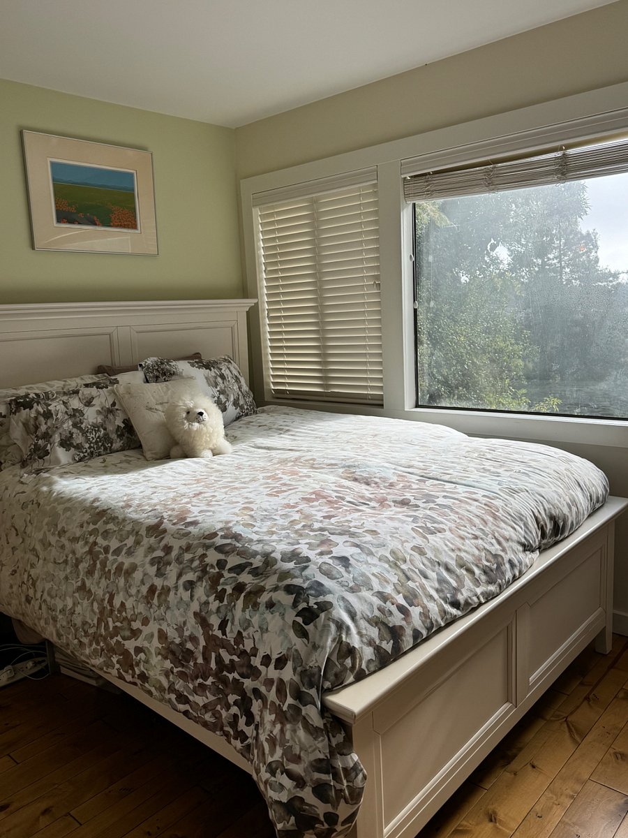 Bed with top of the line mattress bedroom