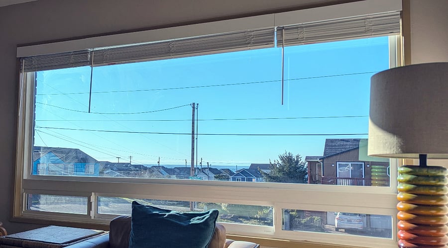 View from the couch