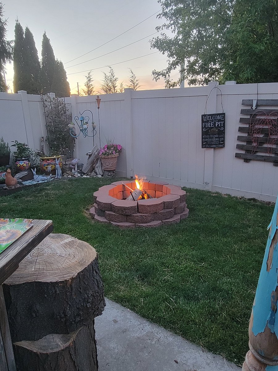 Back Yard Firepit.