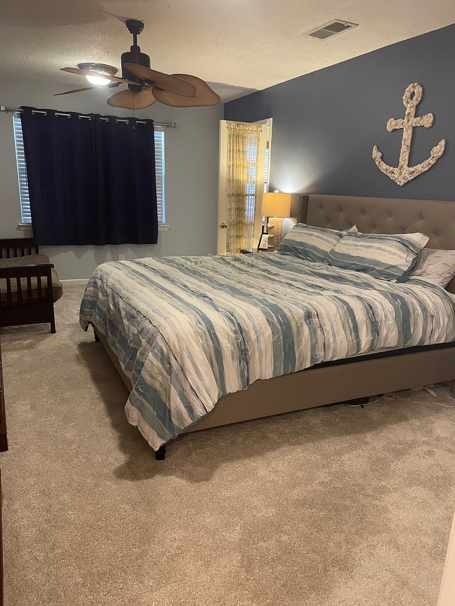 Master Bedroom with King and Futon