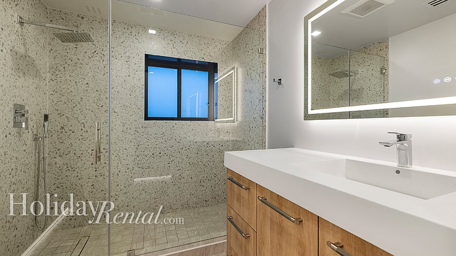 Hall bathroom shared by bedroom 2 & 3.