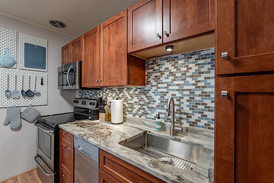 Kitchen area.