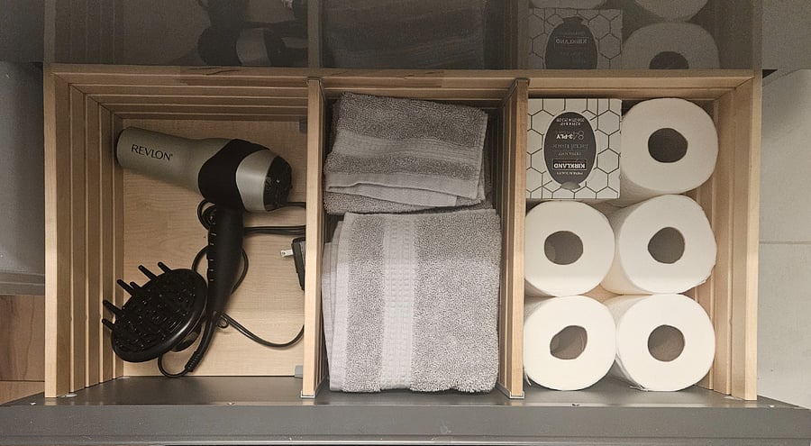 Bathroom amenities.