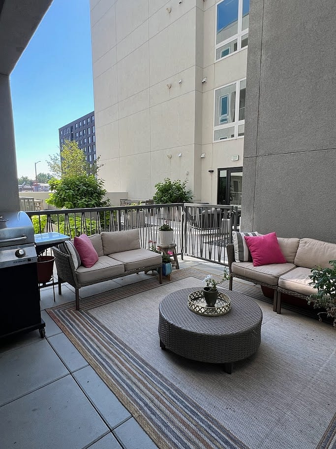 *Patio furnished Spring, Summer & Fall*