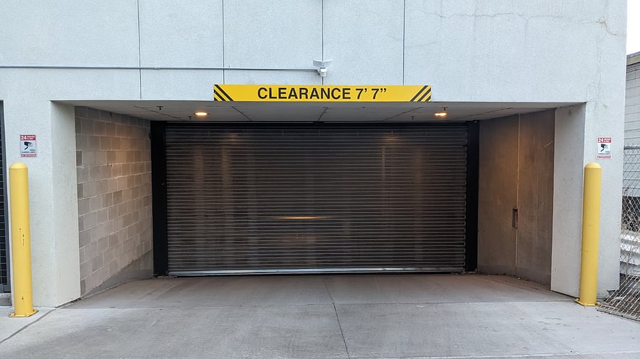 Secure underground parking