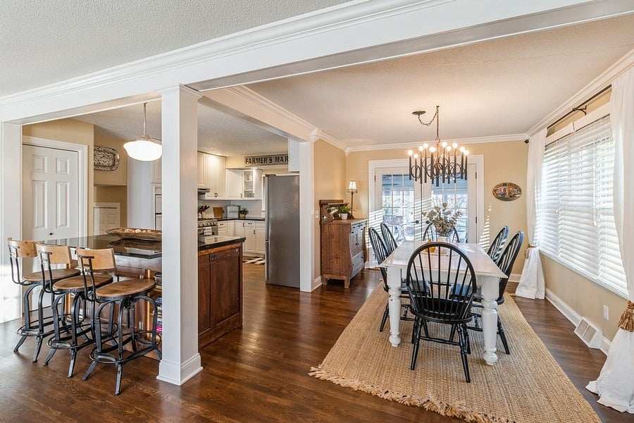 Kitchen, Living, Dining