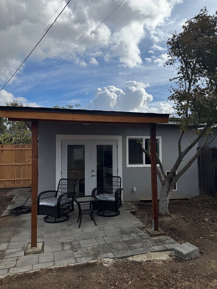 Back furnished patio!