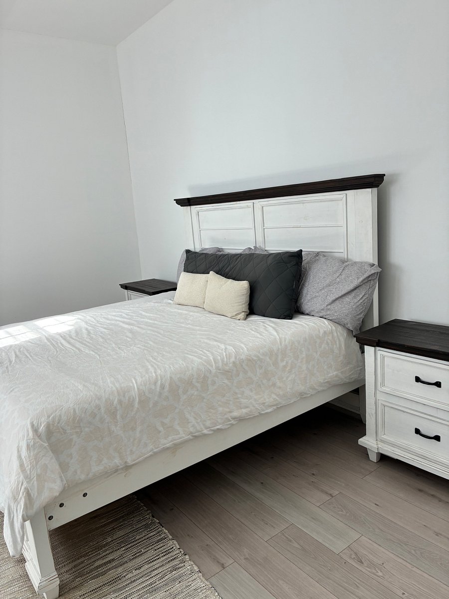 Master bedroom with king size bed