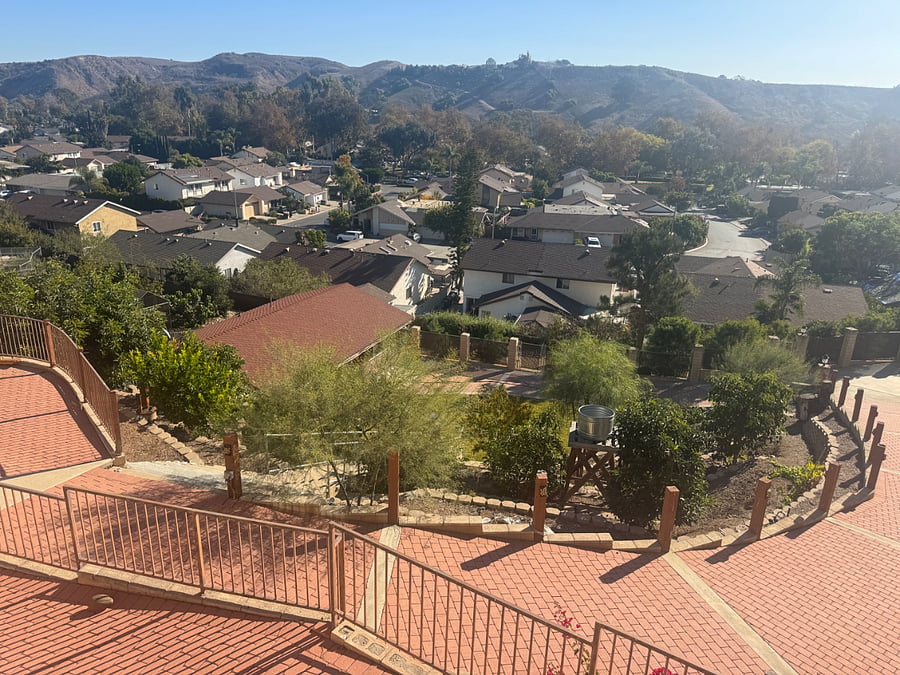 Gentle winding walk to your private Casitas. 