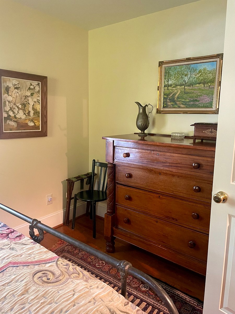 Bedroom with generous dresser