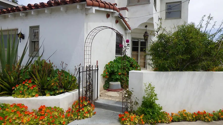 Palm street entrance to mother in law guest quarters
