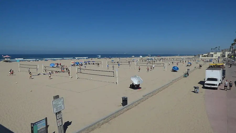 Volleyball on the beach