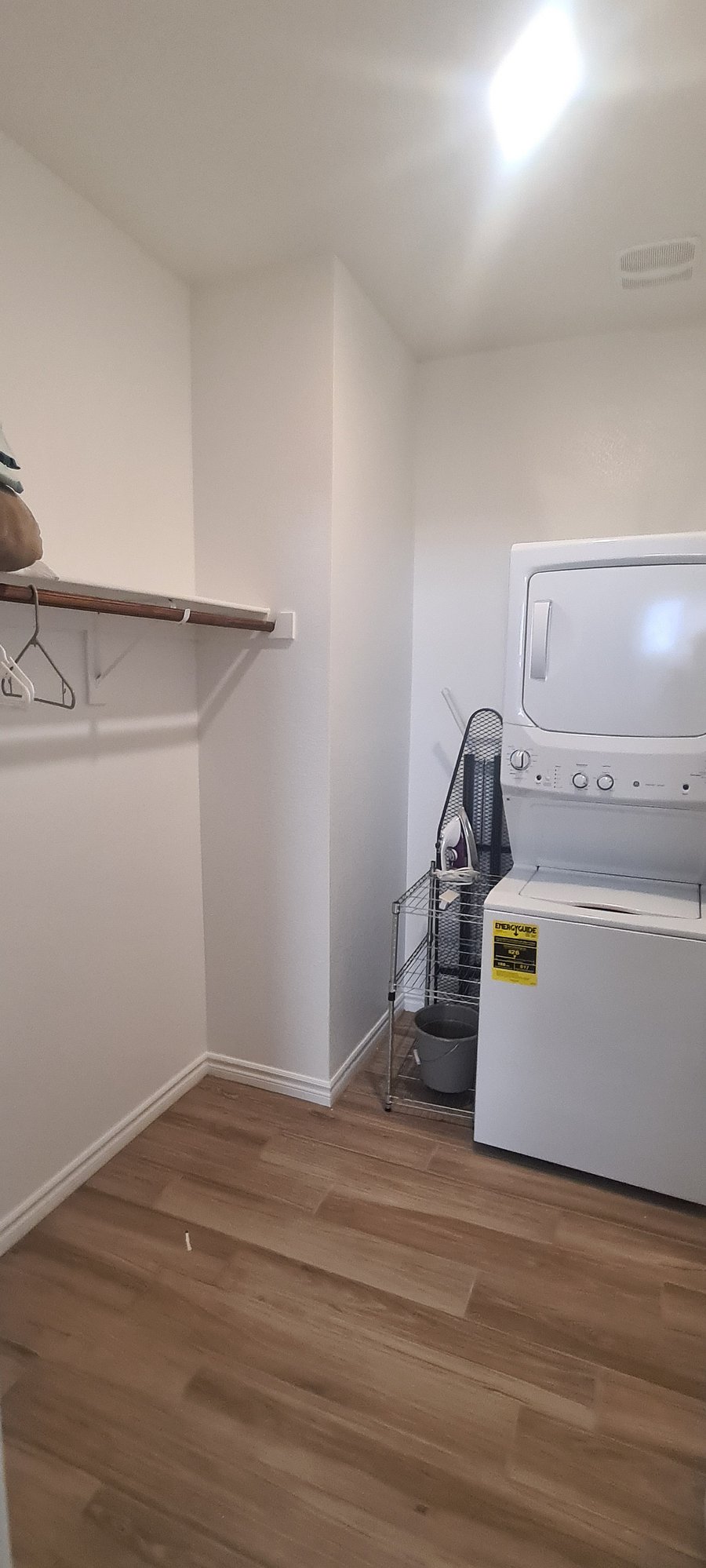 In unit washer and dryer