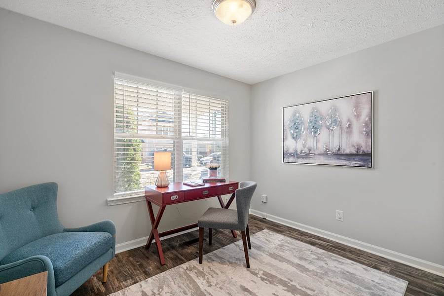 3rd Bedroom set up as office