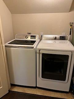 Shared downstairs laundry area.