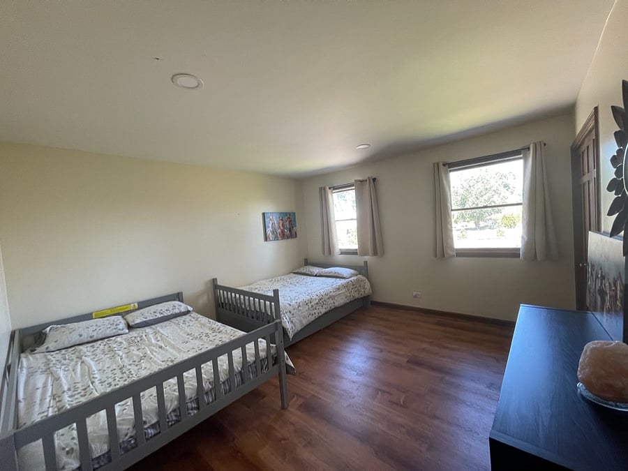 Room #3 with two full size beds and a twin trundle.