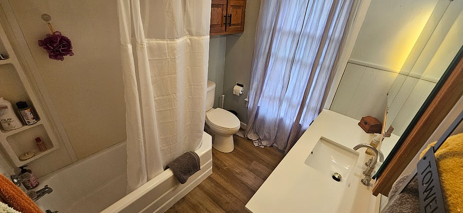 Bathroom, remodeled