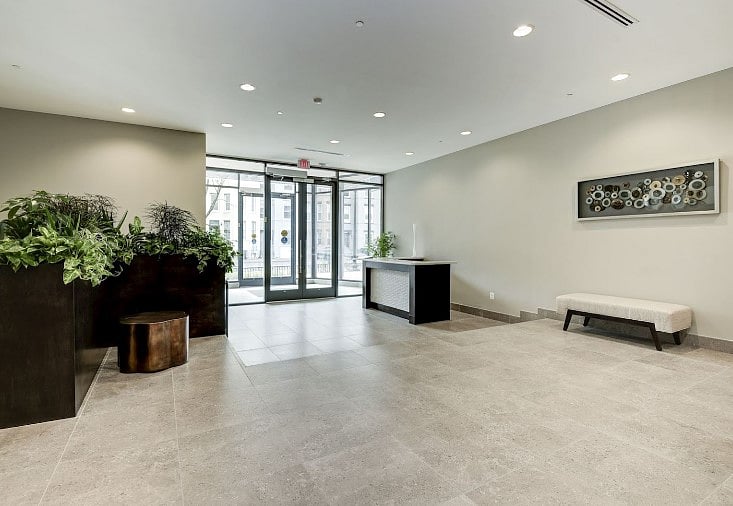 Secured building with concierge on staff