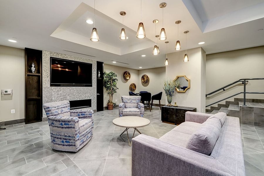 Club room can be used anytime and reserved at no fee