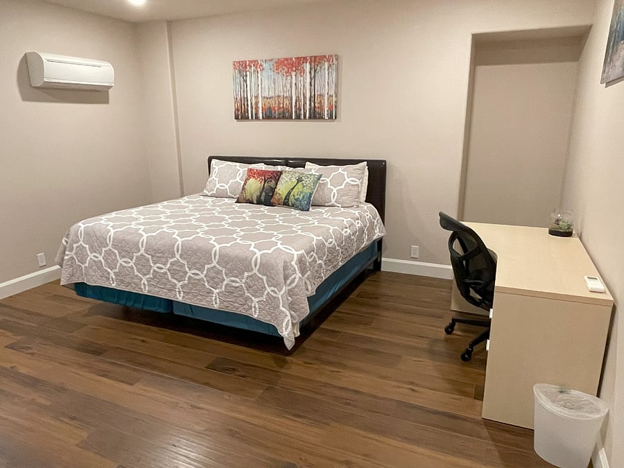 2nd Bedroom with King configuration - both twins joined together seamlessley. Very comfy bed.