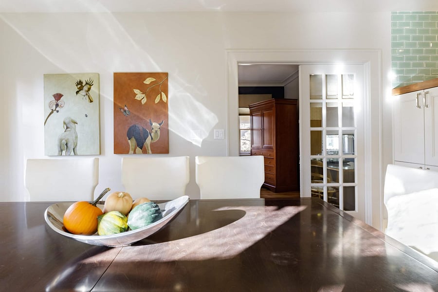 Main floor Dining area for 8